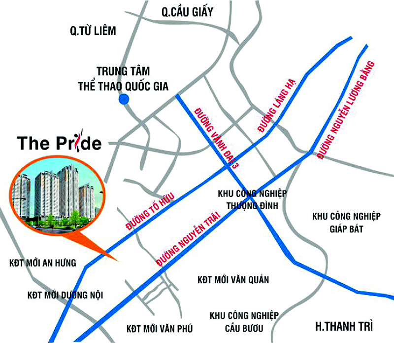 Vị trí The Pride 